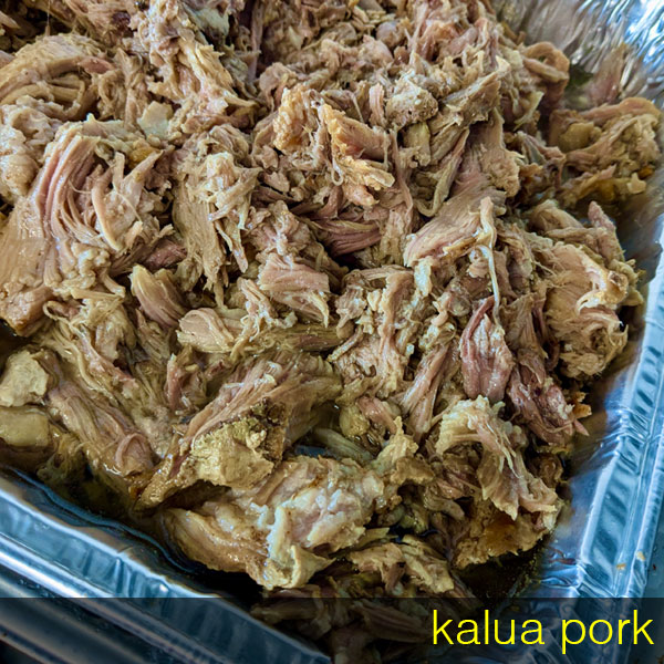 kalua pork platter